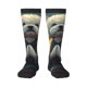 thumbnail image 1 of Fotbe Sunset Meditating Bichon Frise Calcetas Divertidas Estampadas para Hombre y Mujer, Calcetas de Algodón hasta la Rodilla para Caminar, Correr, Enfermería y Embarazo, 1 of 6