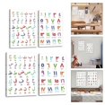 thumbnail image 2 of 2Pieces Educational Arabic Islamics Colorful Alphabets and Number Wall Art Poster Prints for Kids Room and Classrooms 40 x 60cm, 2 of 4
