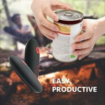 Kitchen Mama Auto Electric Can Opener Open Your Cans with A Simple Press of Button - Automatic, Hands Free, Smooth Edge, Food-Safe, Battery Operated