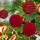 thumbnail image 4 of Uuiauoio 2pcs Flocked Christmas Ornament Set , Hanging Decor for Tree Display, Holiday Home Accent,Shatterproof Balls Ornaments for Xmas Tree Decorations, 4 of 6