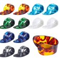 thumbnail image 2 of Juego de púas de dedo de acero de 12 piezas, púas de dedo de metal púas de dedo de bajo ajustables para guitarra, banjos y otros instrumentos, 2 of 5