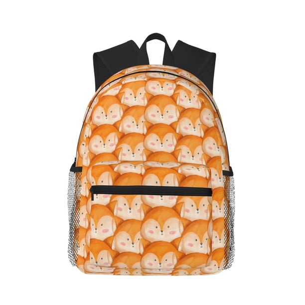 Disketp Beautiful Fox A Mochila Ligera Clásica con Múltiples Bolsillos, Mochila Casual para Hombre y Mujer, Ideal para Escuela, Trabajo y Viajes