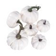 thumbnail image 4 of 6 piezas de calabazas artificiales Mini calabaza realista para manualidades de bricolaje Halloween otoño cosecha decoración de fiesta de acción de gracias, 4 of 5