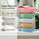 thumbnail image 4 of 5 Pcs Bath Towels Set For Bathroom Thick Soft Absorbent Towel Set Of 5 Household Wash Face Gift Towel, 4 of 5
