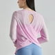 thumbnail image 2 of Chaqueta con cremallera,Blusa deportiva para mujer, poliéster, cuello redondo, manga larga, fina, sin espalda, para yoga y uso en casa, sopatenor, 2 of 9