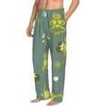 thumbnail image 2 of Easygdp Cute Yoga Frogs Men's Pajama Pant, Sleep Elastic Waistband Lounge Pants - XX-Large, 2 of 9