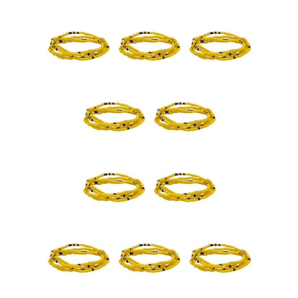 Qarigey Cuentas Cadena de cintura Estilo simple Ropa Cintura Decoración Playa al aire libre Vestir Vientre Cadenas Joyería Regalo Tipo 1 Tipo 1 10piezas