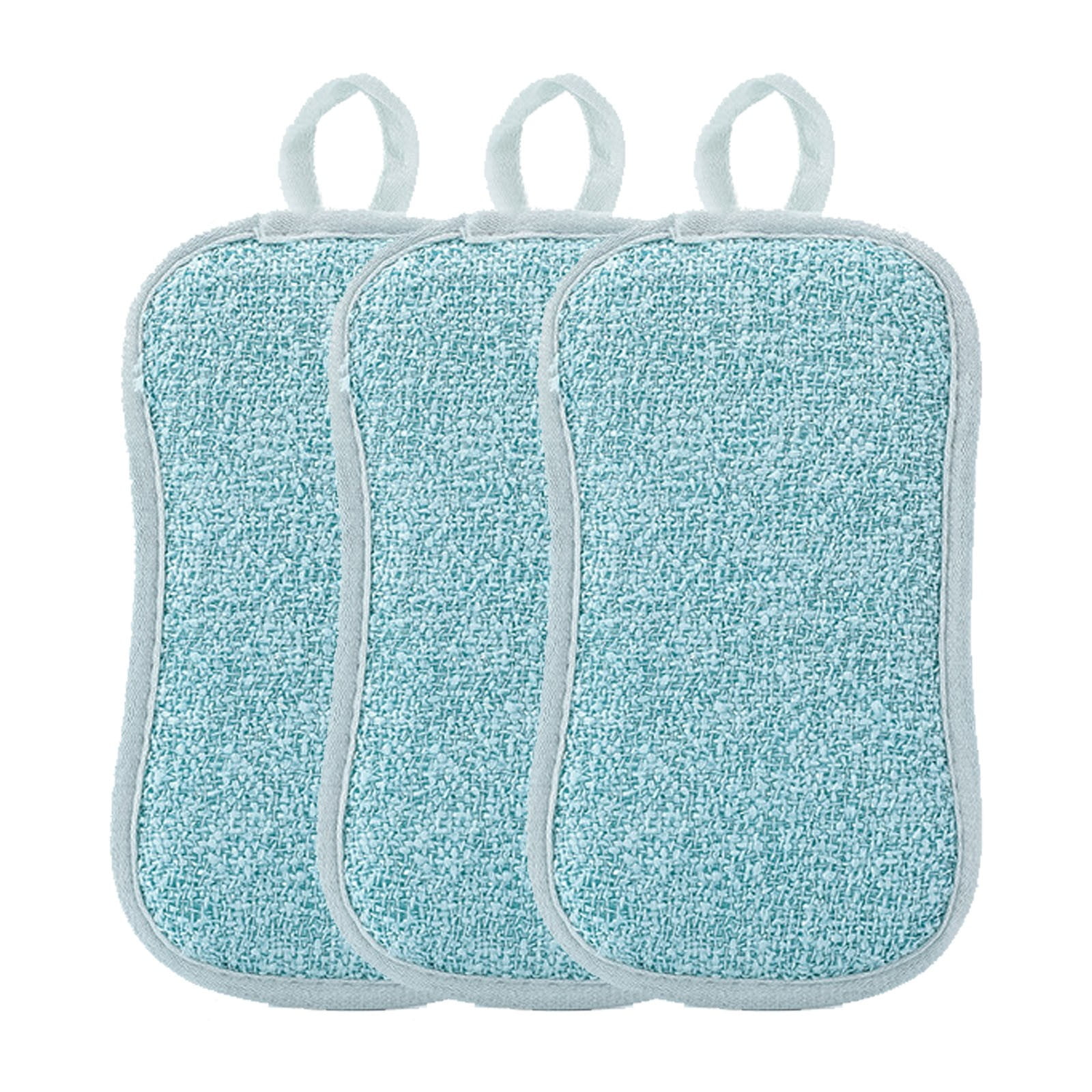 Rags Grease Dish Sponge Wiping Cloth Cleaning Towel Absorbent 2Sided ...