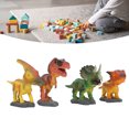 thumbnail image 4 of Shaking Head Dinosaur Toy, PVC Metal 4pcs Dinosaur Toy Set  For Kids, 4 of 8