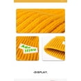 thumbnail image 6 of Knitted Hat Women Autumn Outdoor Letter Jacquard Cold Hat Warm Couple Student Beans Men's Wool Hat Tide, 6 of 6