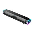 thumbnail image 2 of HaoXun 2.1 Channel Computer Soundbar with Subwoofer and RGB Lighting Effects - Bluetooth 5.3 Built-in Sound Card Desktop Speakers for PC Home Theater Entertainment System, 2 of 9