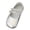Silver, variant on GiLiling Girls Mary Jane Dress Flats, Rhinestone Double Strap PU Upper, Lightweight Comfortable Princess Ballet Flats (Silver, 3.5-4 Years)