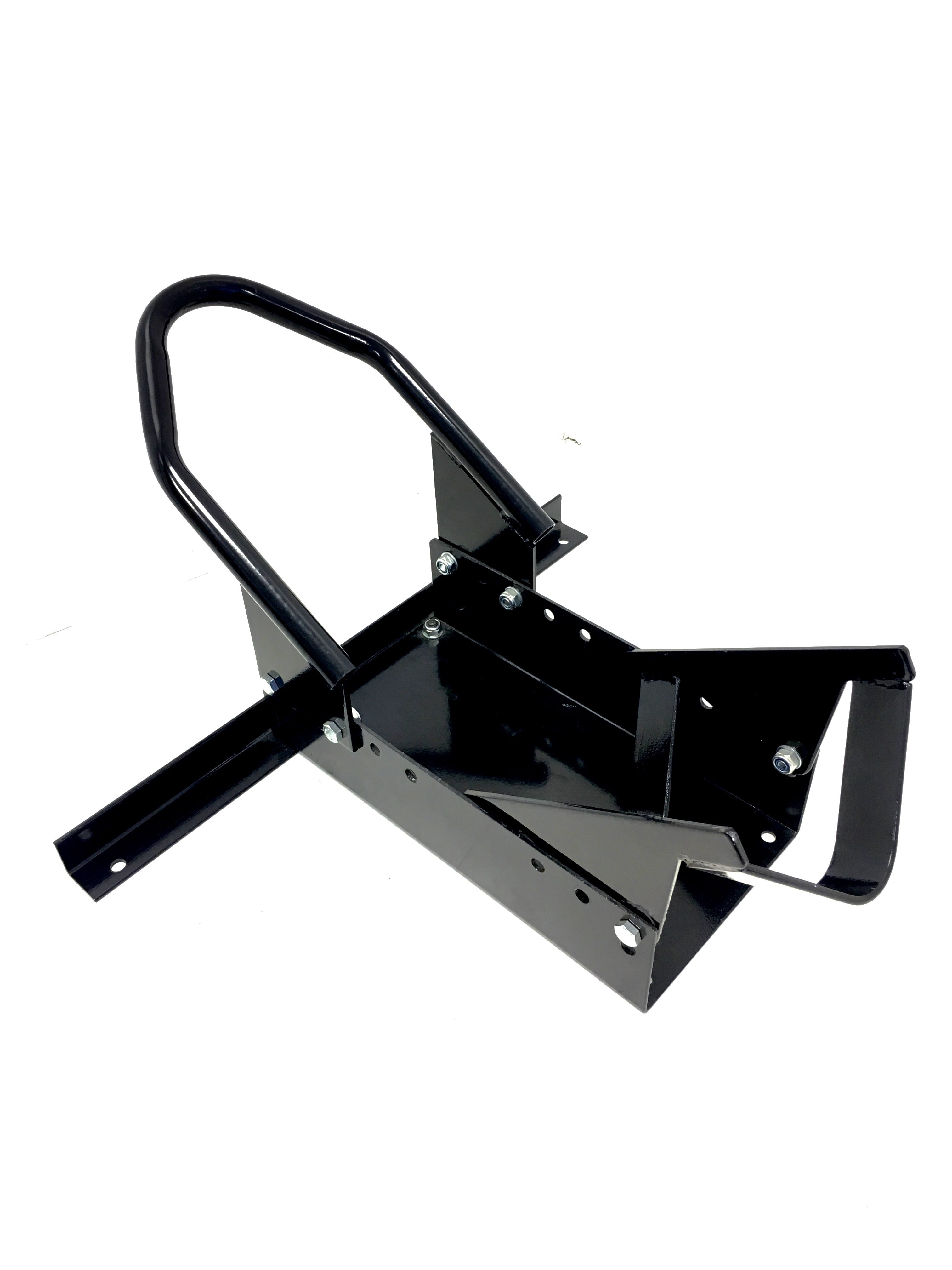 MaxxHaul 80077 Standard Motorcycle Wheel Chock with Pivoting Cradle