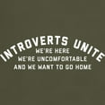 thumbnail image 3 of CafePress - Introverts Unite Dark T Shirt - Men's Classic Graphic Cotton T-Shirt, 3 of 4