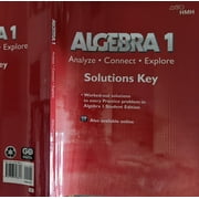 Algebra 1 ACE (StA) Solutions Key 9781328798817 132879881X - New