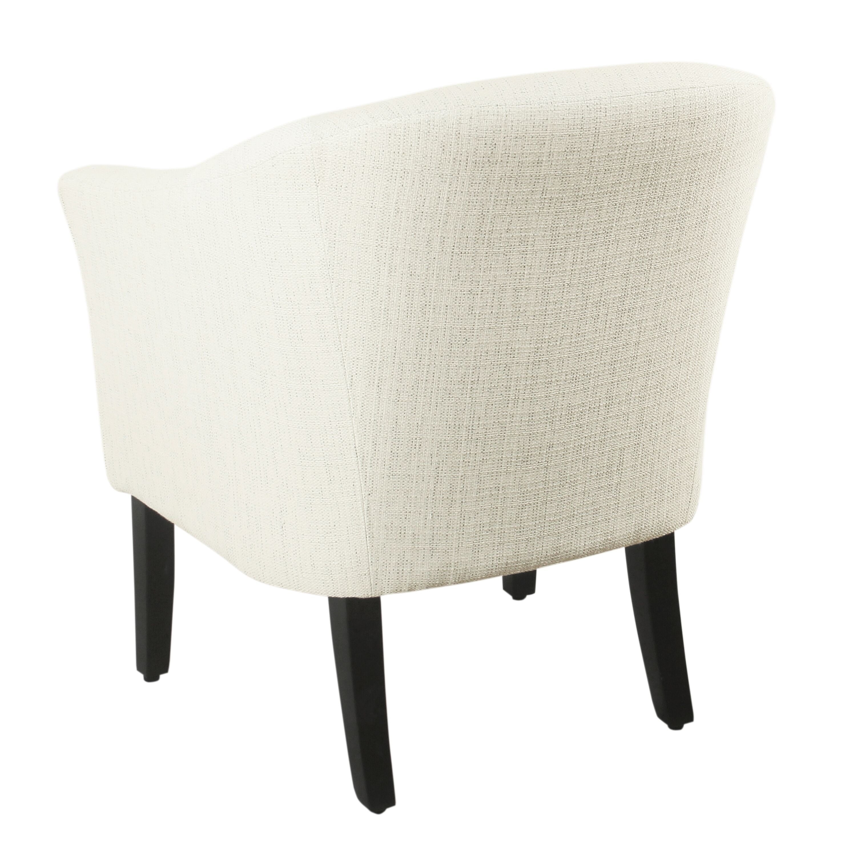 Homepop Modern Barrel Accent Chair Multiple Colors Com