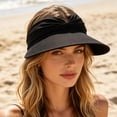 thumbnail image 5 of Sun Visor Hat Women Summer Hollow Top Baseball Cap Ponytail Design UV Sun Protection Breathable Lightweight Foldable For Beach Running Golf Travel Outdoor Sports, 5 of 6