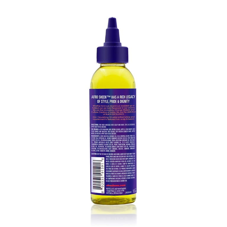 Afro Sheen 3 In 1 Nourishing Oil For Hair Scalp Beard 4
