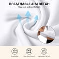 thumbnail image 5 of Men's Compression Shirt Stretch Tank Top Undershirt Abdomen Workout Vest, White, AK5315, 5 of 7