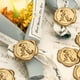 thumbnail image 4 of Pegatinas con sello de cera SWANGSA, letra R, 50 unidades, oro envejecido, 4 of 6
