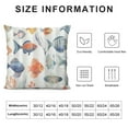 thumbnail image 5 of BCIIG Fish Graphic Decorative Throw Pillow Cover for Home Couch Living Room Bed Sofa, 1PC 20x20in, 5 of 5