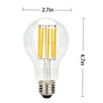 thumbnail image 6 of Vintage LED Edison Bulb 100W Equivalent 1500 Lumens, Dimmable 11W A21 LED Filament Light Bulbs, Warm White 2700K Antique Style Lighting, E26 Medium Screw Base,Pack of 2, 6 of 9