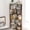 L Bookcase - Dark Brown, variant on 6 Tier Freestanding L-shaped Corner Bookshelf for Living Room, Bedroom, Woo