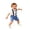 Blue, variant on Baby Boy Clothes 6-9 Months Infant Baby Boy Outfit Car Print Short Sleeve Bow Romper Suspender Shorts Set 2Pcs Summer Clothes,Blue