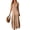 Khaki, variant on Holiday Party Dresses for Women Halter Neck Sleeveless Maxi Dress Casual Dresses Belt Beach Sun Dress Pink M
