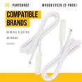 thumbnail image 2 of PartsBroz WR55X10025 Temperature Sensor (2-Pack) - Compatible with General Electric Hotpoint Kenmore Refrigerator Freezer Range - Replaces AP3185407 914093 PS304103 WR50X10027 WR50X10034 WR55X10087, 2 of 7