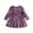 Purple, variant on KYAIGUO Infant Toddler Girls Long Sleeve Velvet Dresses for Girls,Baby Dresses Kids Spring Fall Dress Party Gown Baby Kids Fall Winter Ruffle Long Sleeve Wedding Evening Dress 9M-4Years