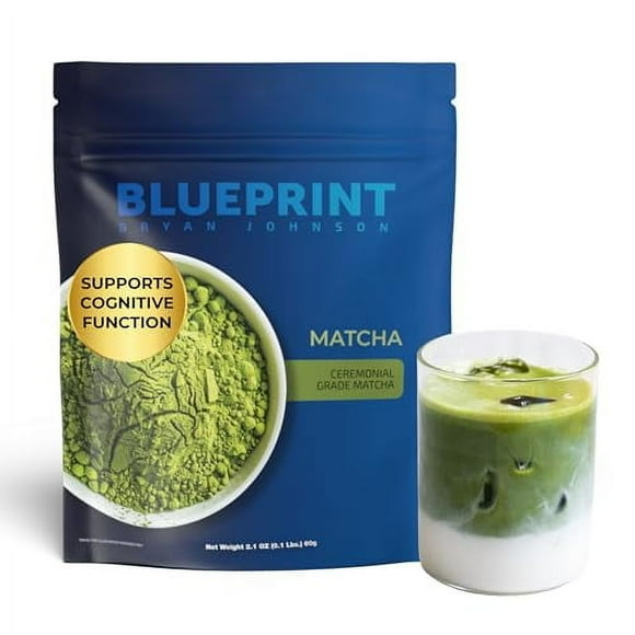 Matcha Powder Blueprint Bryan Johnson, grado ceremonial, 30 g