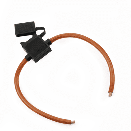 - 8 Gauge ATC Fuse Holder In-line Wire 12 volt Power Blade