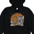 thumbnail image 2 of Tom & Jerry Laughing Adult Black Long Sleeve Hooded Sweatshirt With 3D Ears
-XXL, 2 of 3