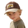 thumbnail image 3 of HNMKIU Washed Kids Baseball Cap With Excavator Design Soft Adjustable Toddler Hat For Boys And Girls Coffee,2-8 Years, 3 of 6