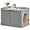 Grey, variant on PRZL Pet Republic Hidden Cat Litter Box Enclosure - Cat Litter Box Furniture Table Nightstand (Coffee)