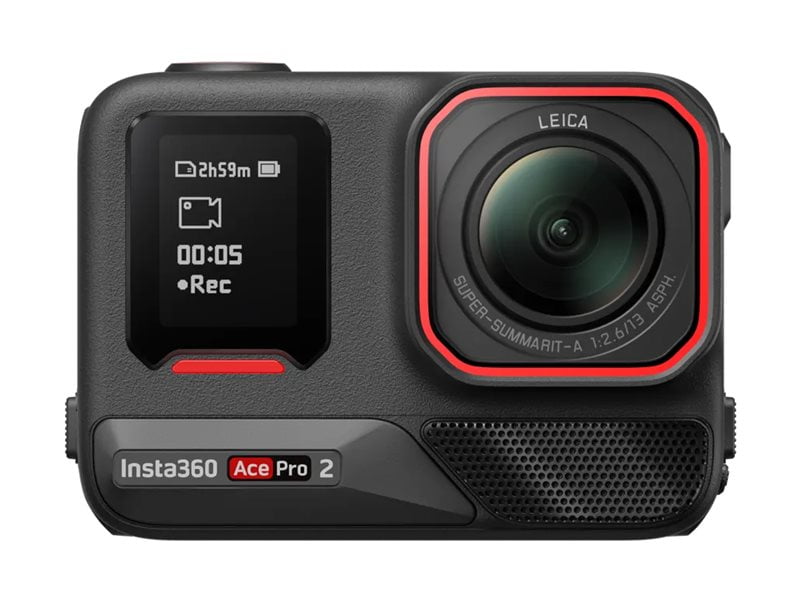 Insta360 Ace Pro 2 - Dual Battery Standard Bundle - action camera - 8K / 30 fps - Leica - Bluetooth, Wi-Fi - underwater up to 39.4 ft - black