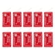 thumbnail image 1 of Sobre Carta de Navidad a Papá Noel, bolsa de regalo de dulces de Navidad, tarjeta de dinero, adorno de árbol navideño, 10 Uds., 1 of 5