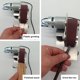 thumbnail image 2 of Máquina pulidora eléctrica, lijadora de papel de lija (máquina de banda de lija tipo 15 de metal desnudo), 2 of 4