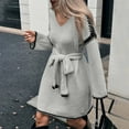 thumbnail image 4 of Maean Womens Sweater Dress Fall Oversized Long Sleeve Pullover Thick Sweaters Trendy Casual Knit Dresses, 4 of 6