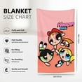 thumbnail image 3 of The Powerpuff Girls Blanket Anti-Pilling Flannel 32"X48" Super Soft Plush Air Condition Quilt Fluffy Warm Cozy Decorative Blankets, 3 of 7