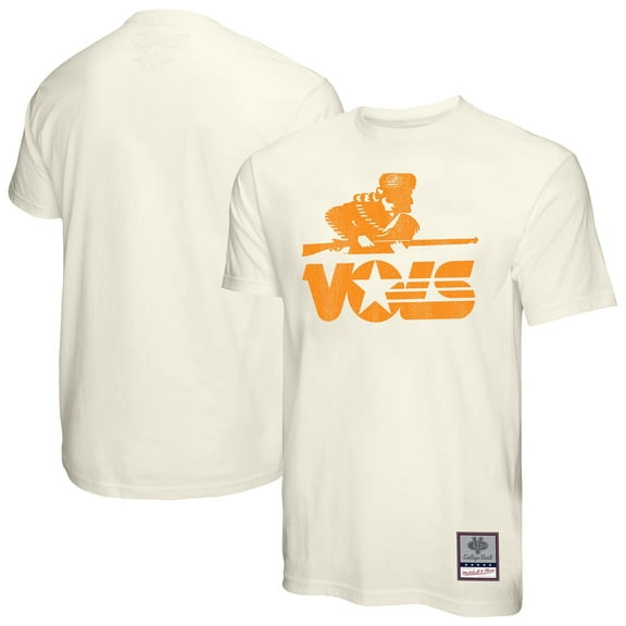 Men's Mitchell & Ness Cream Tennessee Volunteers Vintage Tone T-Shirt