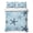 Sky Blue, variant on 3 Pieces Queen Quilt Set,Coastal Blue Starfish Soft Bedding Sets with 1 Quilt & 2 Pillow Shams,Summer Beach White Starfishs Summer Bedspread Lightweight Coverlet Comforter for All Season