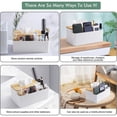 thumbnail image 4 of Multifunctional Storage Box Bamboo Desktop Organizer Removable Organizer Face Tissue Holder, Desktop Storage Box, Removable Wooden Desk..., 4 of 5