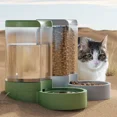 thumbnail image 2 of Comedero y bebedero para mascotas de gran capacidad de 4 l, cuenco automático para gatos y perros, cuenco de plástico duradero para alimentación de mascotas, suministros para mascotas, 2 of 5
