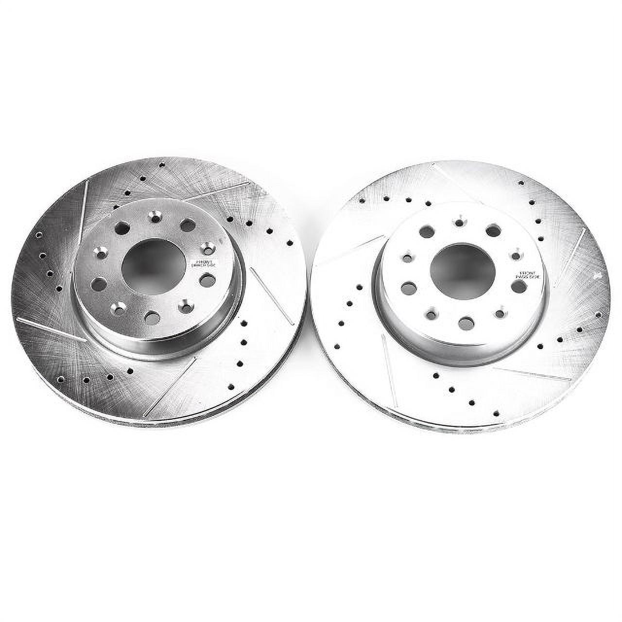 Power Stop AR82187XPR Power Stop Drilled And Slotted Brake Rotor; Front; Pair; Fits 2017 Chevrolet Camaro