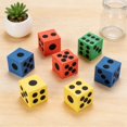 thumbnail image 4 of 12-Pack Large 2.48 Inch Eva Dice Set - Assorted Colorful Dice Cubes with Number Dots, for Games And Math Teaching, Random Color, 4 of 7