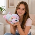 thumbnail image 5 of Rainbow Tie Dye Puppy Stuffed Animal Soft Plush Dog Toys Durable Fluffy Plush Fabric Large Floppy Comfort Plushie for Student Toddlers Naptime Playtime Bedroom Decor Pastel, 5 of 6