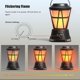 thumbnail image 2 of Luz solar, linterna retro recargable regulable con llama danzante, luz exterior portátil impermeable para jardín, patio, interior y exterior JAMW Sencillez, 2 of 5