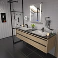 thumbnail image 4 of 26" x 30" Double Door LED Light Bluetooth Medicine Cabinet, 4 of 12